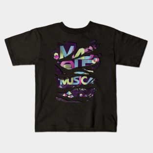 We carry music and more, fun, passion, party. Kids T-Shirt